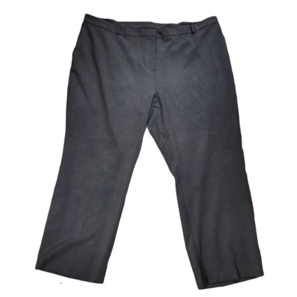 Julipa US 26 Women’s plus-size‎ brown high rise wide leg career classic pants